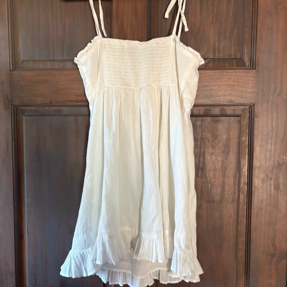 NWT Arie White Cotton linen blend summer dress- Size medium - Picture 3 of 3